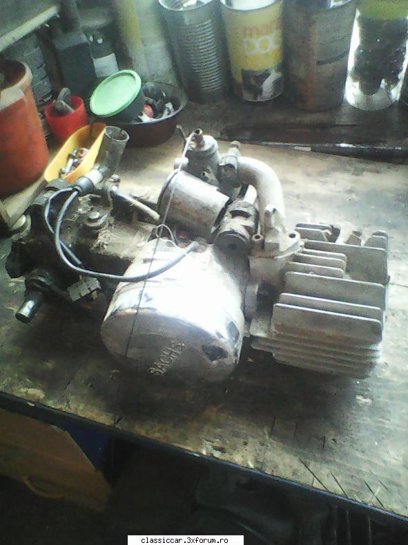 Vand motoare....si altele - motor sachs 2 viteze complet pentru piese 200 lei - Vanzari  piese si accesorii