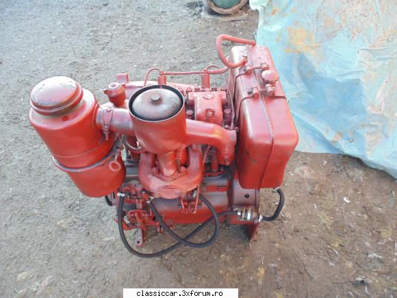 Vand motor diesel Lombardini LDA 78/2 - Stare foarte buna. 2 cilindri.Pornire - Vanzari  piese si accesorii