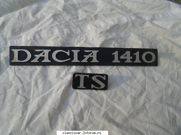 Vand piese Dacia 1300 si altele - stema Dacia 1410 sh + TS ( nou ) - 40 lei - Vanzari  piese si accesorii