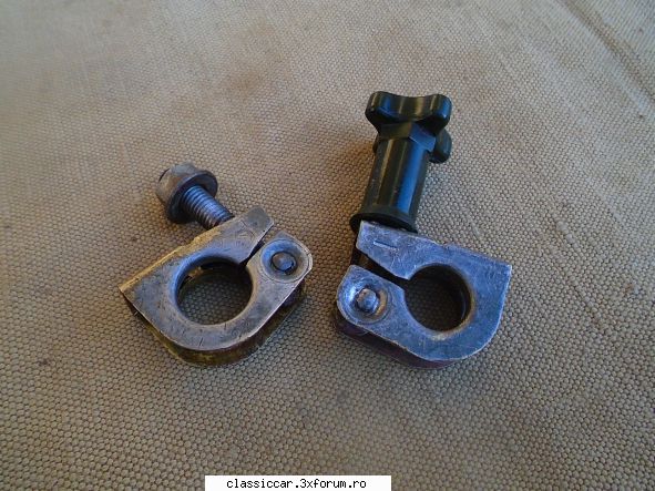 Vand piese Dacia 1300 si altele - set borne baterie franceze - 50 lei - Vanzari  piese si accesorii