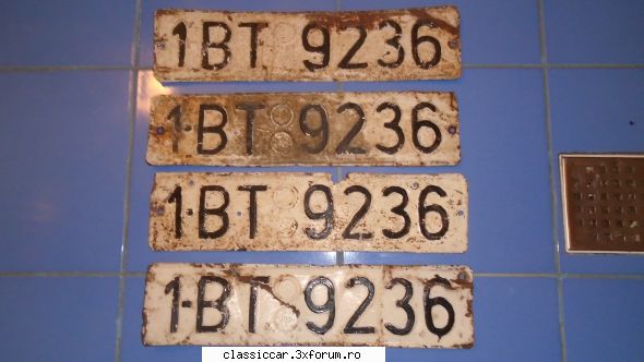 Vand piese Dacia 1300 si altele - 4 placute cu acelasi numar - 160 lei - Vanzari  piese si accesorii