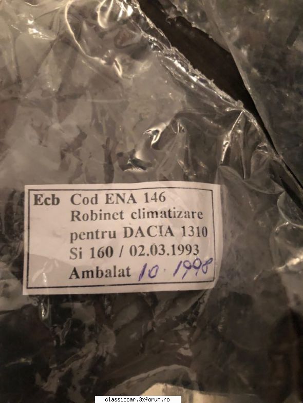 Vand piese Dacia 1300 si altele - eticheta originala - Vanzari  piese si accesorii