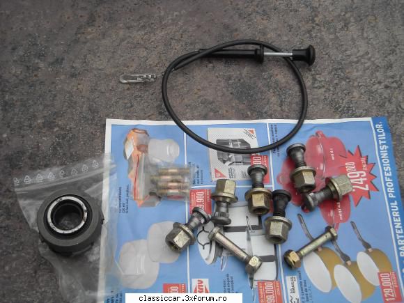 Vand piese dacia - 4 prezoane, 6 prezoane roti si 2 suruburi cuplaj - Vanzari  piese si accesorii