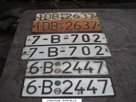 Vand piese dacia - Numere vechi- 100 lei toate - Vanzari  piese si accesorii