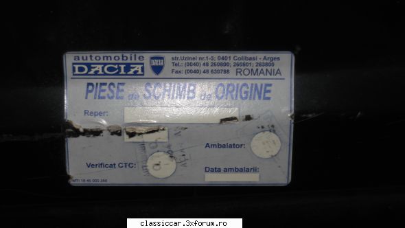 Vand piese dacia - marius1978 - Vanzari  piese si accesorii