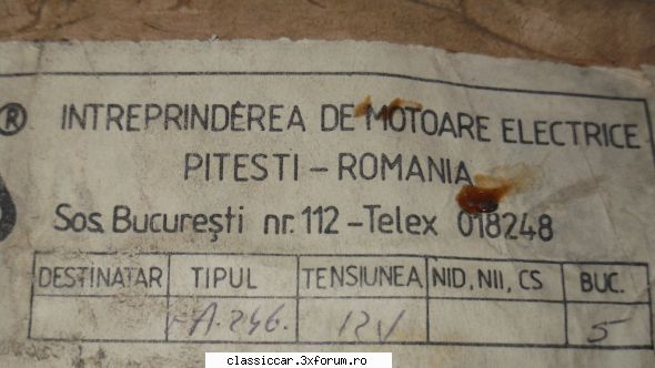 Vand piese dacia - Bine. Mai adaug urmatoarele piese noi: motorase - Vanzari  piese si accesorii