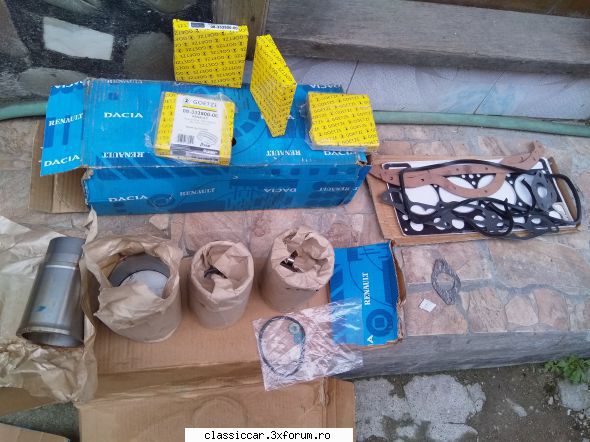 Vand piese dacia - Piese NOI: Set motor de 1,6 complet,cu garnituri - Vanzari  piese si accesorii