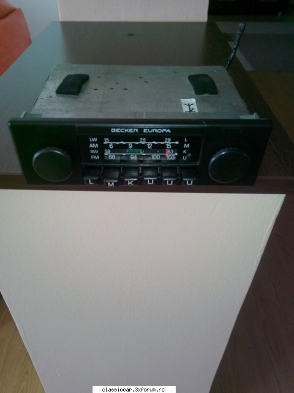 Vand radiouri auto - Becher Europa ptr Mercedes W123 , perfect - Vanzari  piese si accesorii