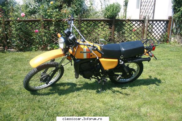Vand sau schimb enduro Kawasaki KE 175 - hufo - Vanzari auto-moto clasice direct de catre proprietari