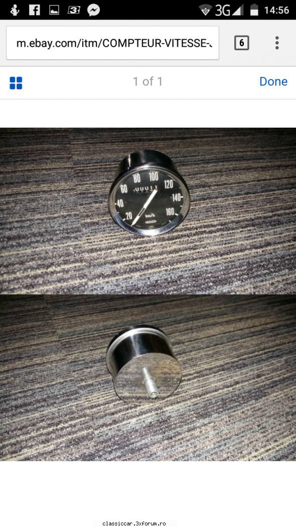 Vand vitezometru jaeger nou+carcasa crom - Sper ca a ajuns cu bine - Vanzari  piese si accesorii