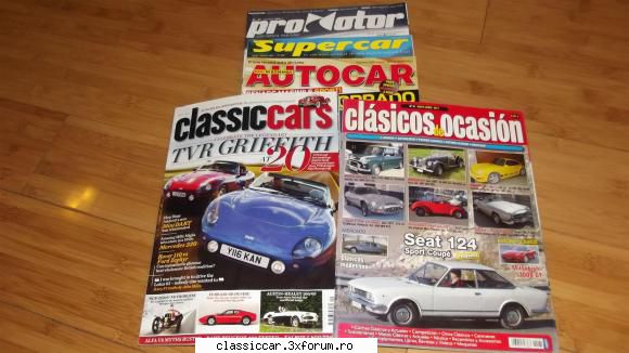 Vanzare carti si documentatie auto - 5 reviste 15 lei - Vanzari- cumparari carti si reviste auto