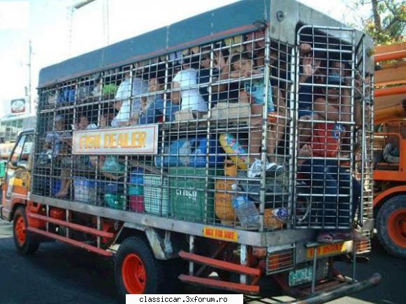 Vehicole interesante - Atentie!transport copii (bus scolar?) - Din lumea larga