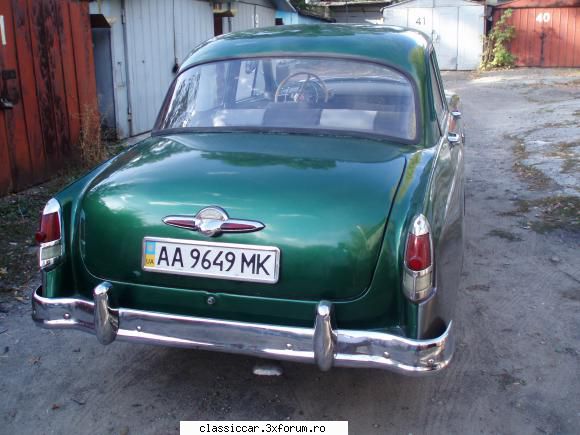 Volga M- a doua ediţie KIEV - Seria 2 cu piesele cromat - Vanzari auto-moto clasice de catre intermediari