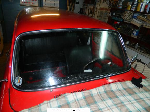 Volkswagen 1600 Variant L - si chederul nou si ornamentul montat iar maine - Prezentare masini