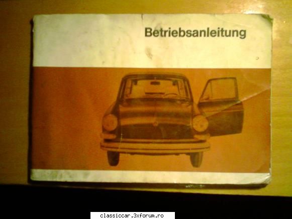 Volkswagen 1600 Variant L - azi am gasit manualul de utilizare a variantului - Prezentare masini