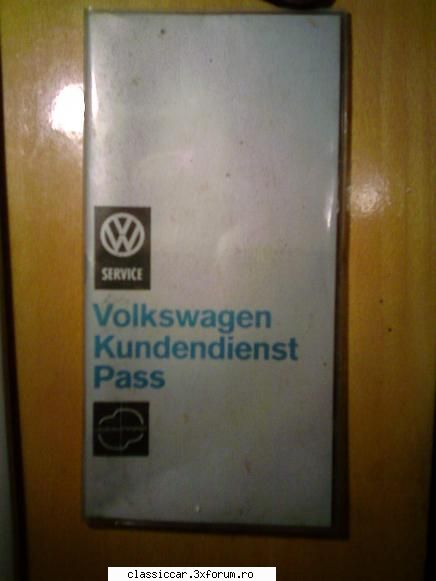 Volkswagen 1600 Variant L - cartea de service - Prezentare masini