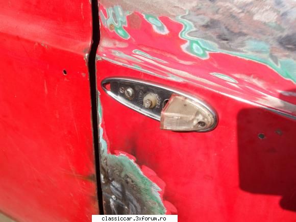 Volkswagen 1600 Variant L 1970 - am facut gaure pentru ornamentul de aluminiu - Reconditionari si Restaurari