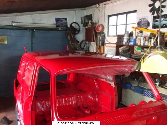 Volkswagen 1600 Variant L 1970 - azi am reusit sa vopsim o mare parte din - Reconditionari si Restaurari