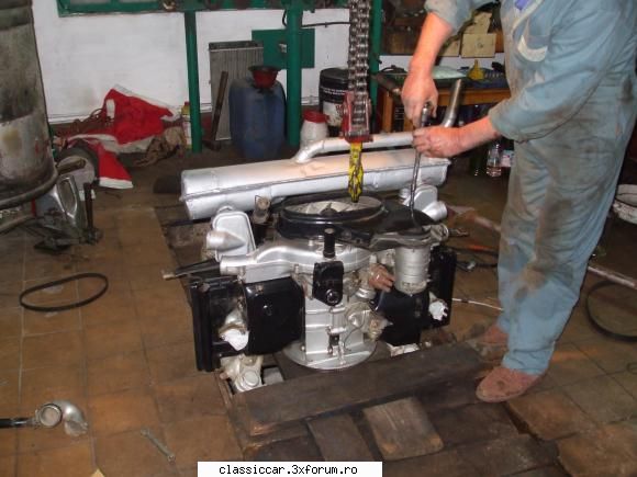 Volkswagen 1600 Variant L 1970 - montarea tobei ,toba a fost reparat-a ca una - Reconditionari si Restaurari