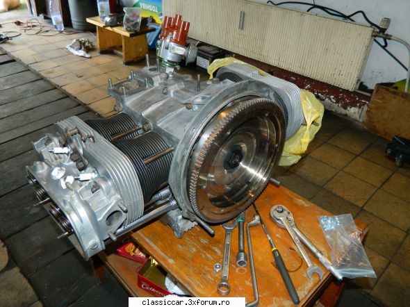 Volkswagen 1600 Variant L 1970 - montare ambreiaj - Reconditionari si Restaurari
