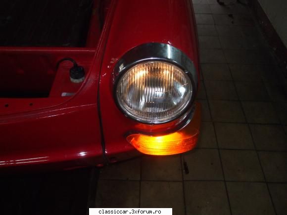Volkswagen 1600 Variant L 1970 - farul si semnalizare - Reconditionari si Restaurari
