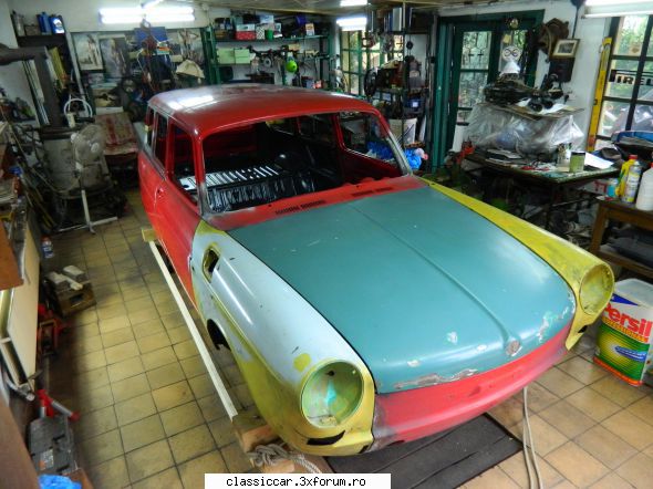 Volkswagen 1600 Variant L 1970 - cu greu am gasit si 2 aripi fata in stare buna - Reconditionari si Restaurari