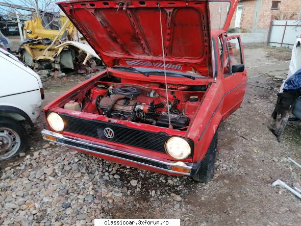 Volkswagen Golf Mk1 1978 - Primele semne de viata, dupa 20 de ani. =D Mai - Prezentare masini