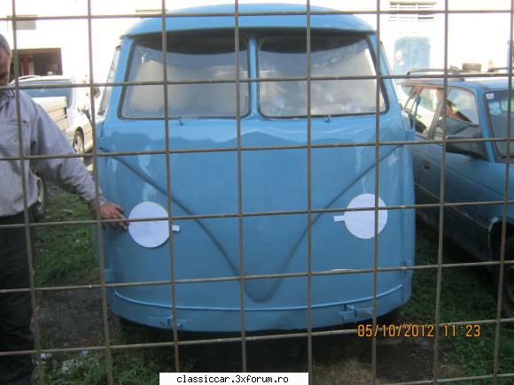 Volkswagen T1 - Sablon lipit de proba , amplasat conform - Prezentare masini