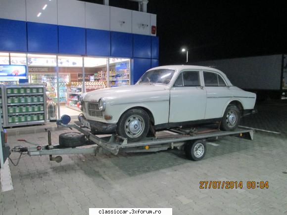 Volvo 121 - Scurt popas la noua benzinarie Gazprom de pe - Prezentare masini