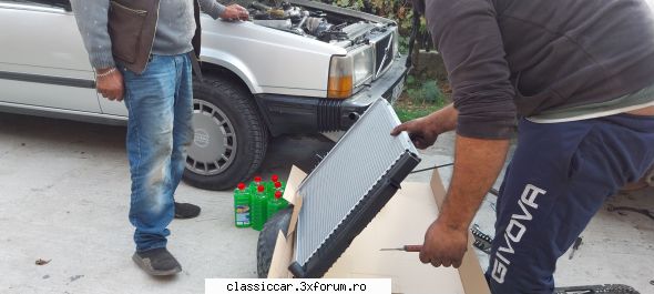 Volvo 740 GLE Turbo Diesel - Asa cum va ziceam mai sus, am schimbat radiatorul - Prezentare masini