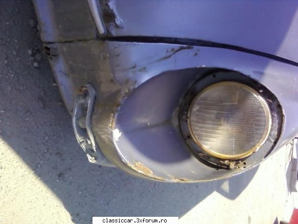 Vw 1600 TL coupe-Slatina - Forma farurilor aduce cu Porsche sau Jaguar - Am vazut prin Romania