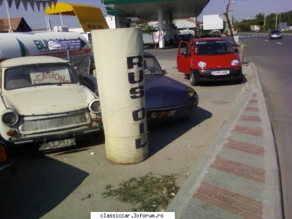 Vw 1600 TL coupe-Slatina - Si Trabantul!Intr-o stare asemanatoare de - Am vazut prin Romania