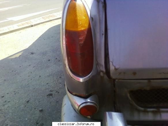 Vw 1600 TL coupe-Slatina - Singura lampa originala pastrata! - Am vazut prin Romania