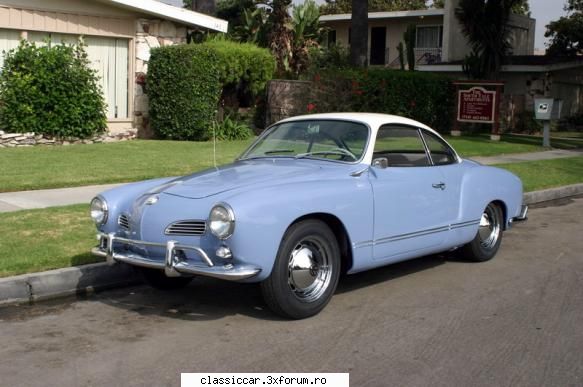 Vw Karmann Ghia Coupe - Un Karmann Ghia Proaspat restaurat din California - Am vazut prin Cluj-Napoca