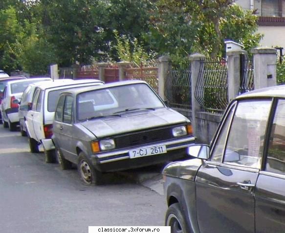 Vw Rabbit - Pe str Yugoslaviei, unde se afla si Bmw-ul 1502 - Am vazut prin Cluj-Napoca