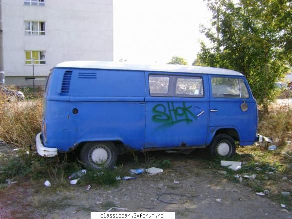 Vw T2 albastra - Interesant model. ca nu-i nici dubita, nici - Am vazut prin Cluj-Napoca