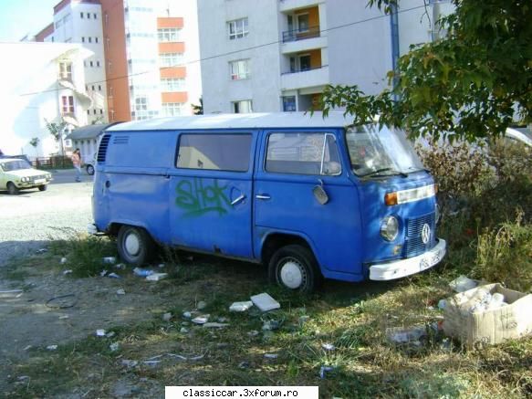 Vw T2 albastra - Saraca masina, a facut drum lung, sa fuga pana pe - Am vazut prin Cluj-Napoca