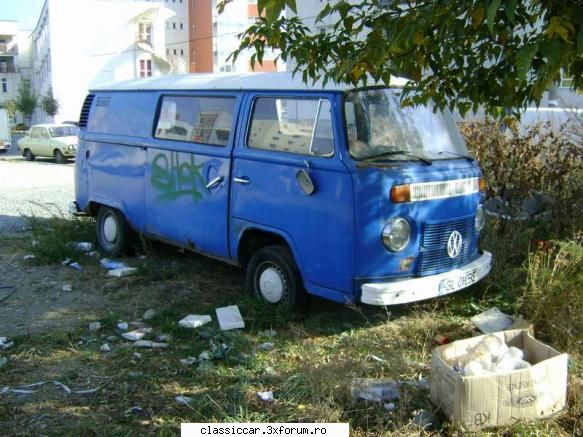 Vw T2 albastra - dar se pare, ca tot la Sidex Galati, va - Am vazut prin Cluj-Napoca