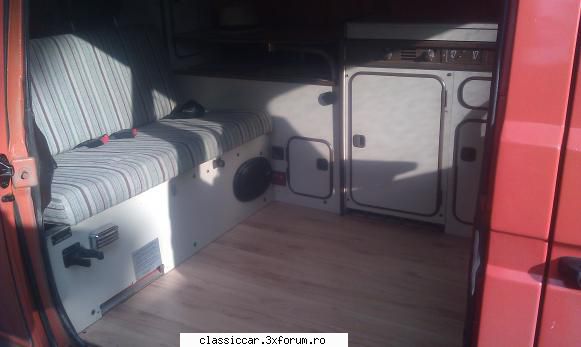 Vw T3 - camper - Astazi am pus parchetul pe podea. Am tras un - Prezentare masini