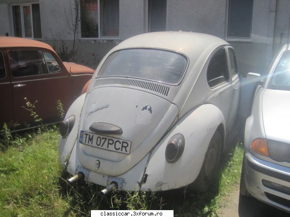 Vw kafer/broscuta politie - Alba cu scris alabastru.Cred ca mai exista asta - Coltul Tehnic