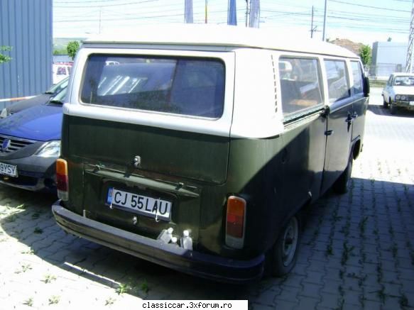 Vw miceobus t2b - Iarba creste deja pe sub roti - Am vazut prin Cluj-Napoca