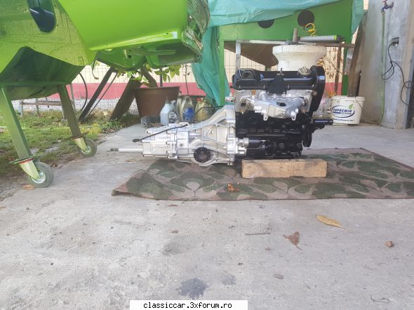 Vw passat 1978 - Montare motor+cutie - Reconditionari si Restaurari
