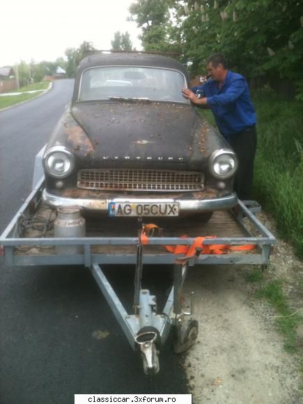 Wartburg - 2,tata uimit de husa volanului - Prezentare masini