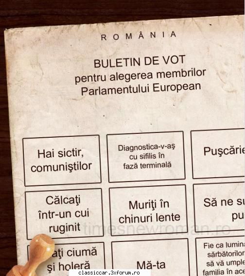 Yess la vot! - Eu tot in rubrica "calcati intr-un cui ruginit" - Discutii libere