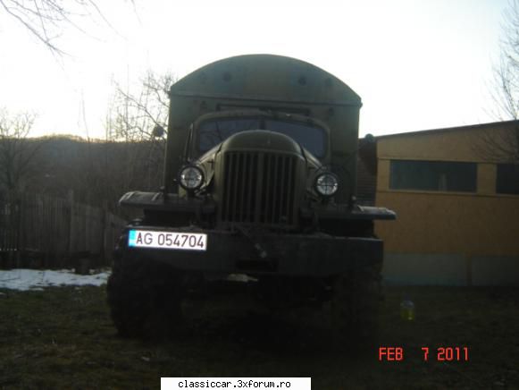 ZIL 157 an fabricatie 1971 - Vand ZIL 157 6*6,IN STARE DE - Prezentare masini