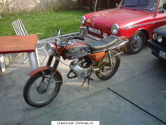 Zundapp Ks 50 - o motocicleta frumoasa, la reparat la atelier - Am vazut prin Cluj-Napoca