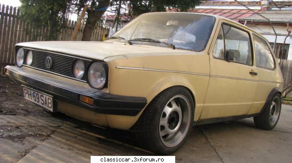 ale mele - sa trecem mai departe Golf 1981 , motor 1300 - Prezentare masini