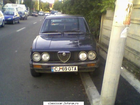 alfa romeo alfetta - is spate la camera de comert pe dragalina .. sau - Am vazut prin Cluj-Napoca