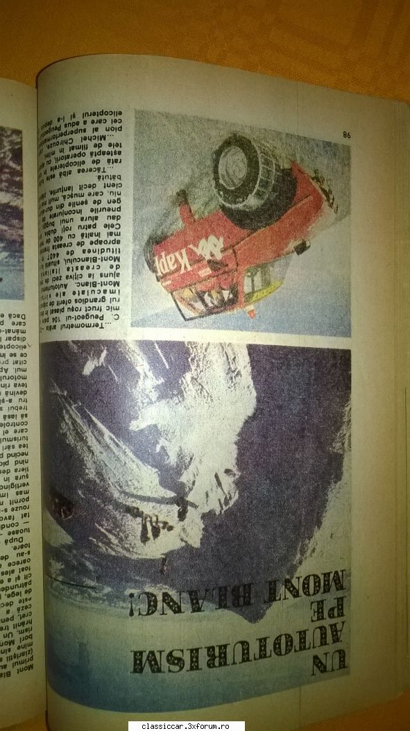 almanah AUTO 1986 - poze la un articol gasit de unul in criza de - Vanzari- cumparari carti si reviste auto