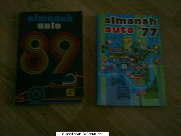 almanah auto,anii 1977,si 1978 - de azi almanahul ,7 lei tot de - Vanzari- cumparari carti si reviste auto